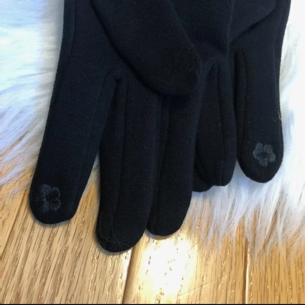NiHao Leopard Trim Gloves.